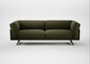 Novara 4 Seater Sofa Smart Cotton Linen Myrtle / Black