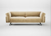 Novara 4 Seater Sofa Smart Luxe Velvet Biscuit / Black