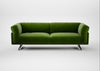 Novara 4 Seater Sofa Smart Luxe Velvet Grass / Black
