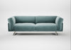 Novara 4 Seater Sofa Smart Luxe Velvet Mineral Blue / Stainless Steel