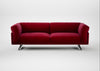 Novara 4 Seater Sofa Smart Luxe Velvet Mulberry / Black