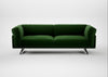 Novara 4 Seater Sofa Smart Velvet Forest / Black