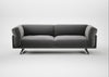 Novara 4 Seater Sofa Smart Velvet Mercury / Black