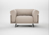 Novara Loveseat Boucle Tweed Pearl / Black