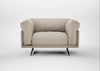 Novara Loveseat Broad Weave Putty / Black