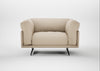 Novara Loveseat Brushed Cotton Oat / Black