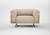 Novara Loveseat Loop Twill Fossil / Black