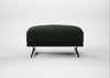 Novara Ottoman Boucle Fern / Black