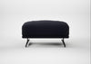 Novara Ottoman Boucle Indigo / Black