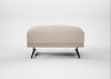 Novara Ottoman Boucle Tweed Pearl / Black