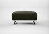 Novara Ottoman Boucle Velvet Wilder / Black