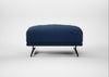 Novara Ottoman Broad Weave Lagoon / Black
