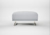 Novara Ottoman Broad Weave Tin / Stainless Steel