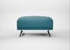 Novara Ottoman Brushed Cotton Cadet / Black