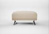 Novara Ottoman Brushed Cotton Oat / Black