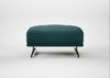 Novara Ottoman Brushed Cotton Pine / Black