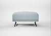 Novara Ottoman Capelo Linen-Cotton Sea Shanty / Black