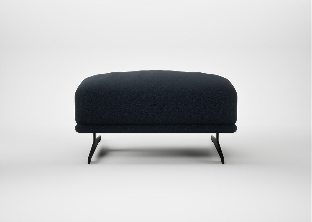 Novara Ottoman Loop Twill Midnight / Black