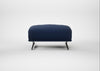 Novara Ottoman Smart Cotton Linen Indigo / Black