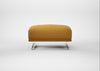 Novara Ottoman Smart Cotton Linen Sahara / Stainless Steel