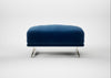 Novara Ottoman Smart Velvet Dusk / Stainless Steel