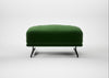Novara Ottoman Smart Velvet Forest / Black