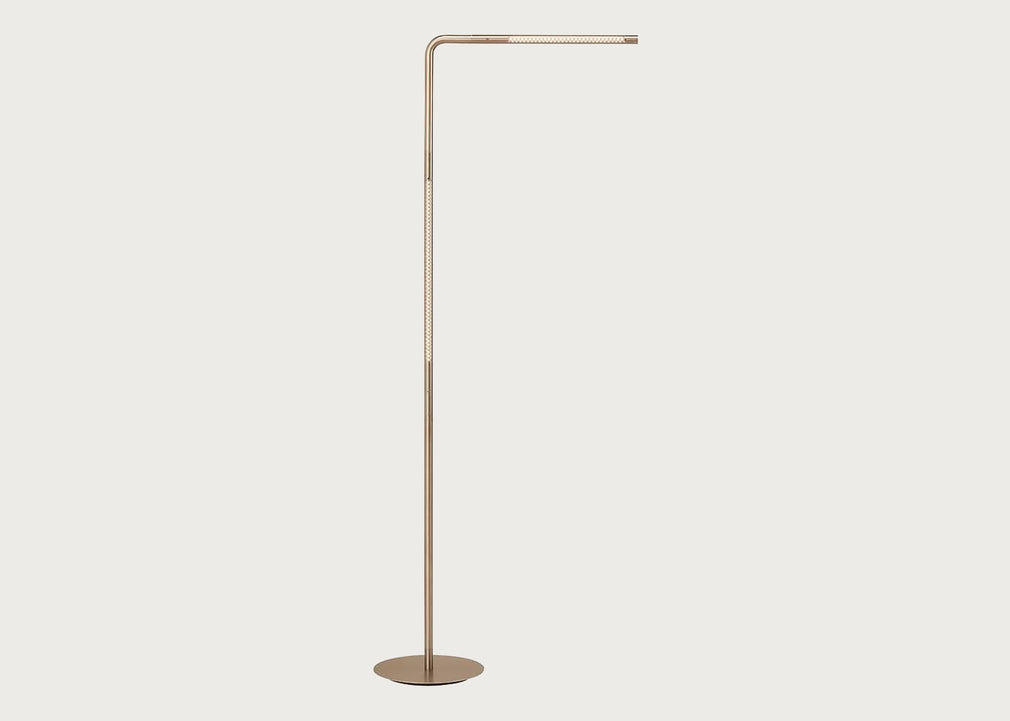 Omni LED Floor Lamp Brass