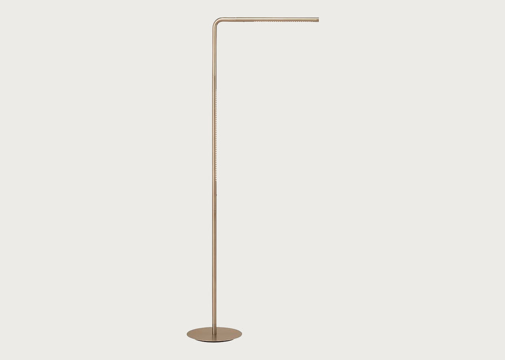 Omni LED Floor Lamp Brass
