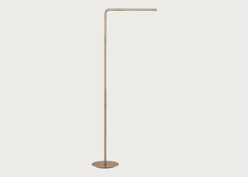 Omni LED Floor Lamp Brass