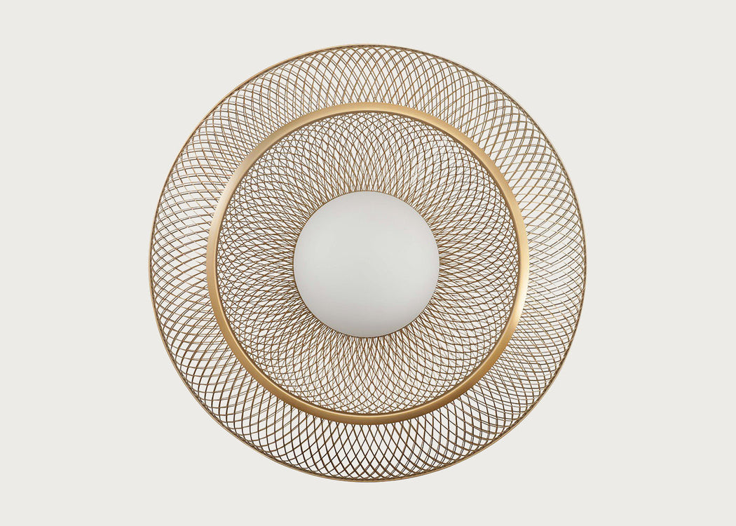 Faraday Up Wall/Ceiling Light Brass