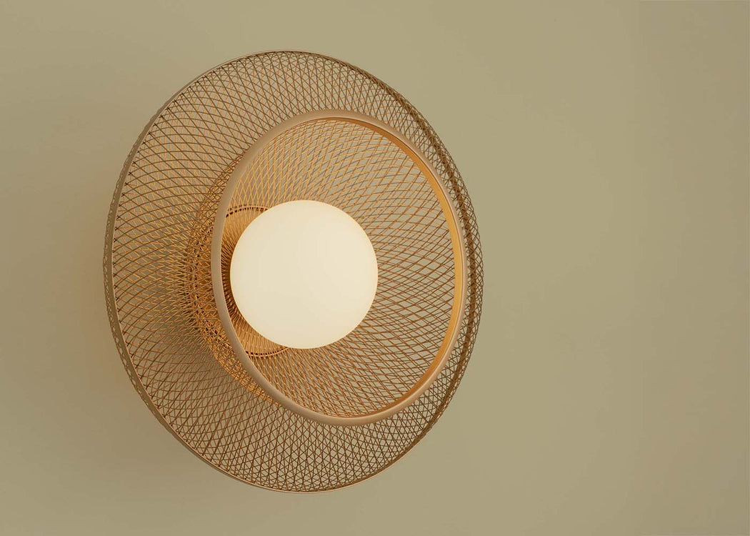 Faraday Up Wall/Ceiling Light Brass