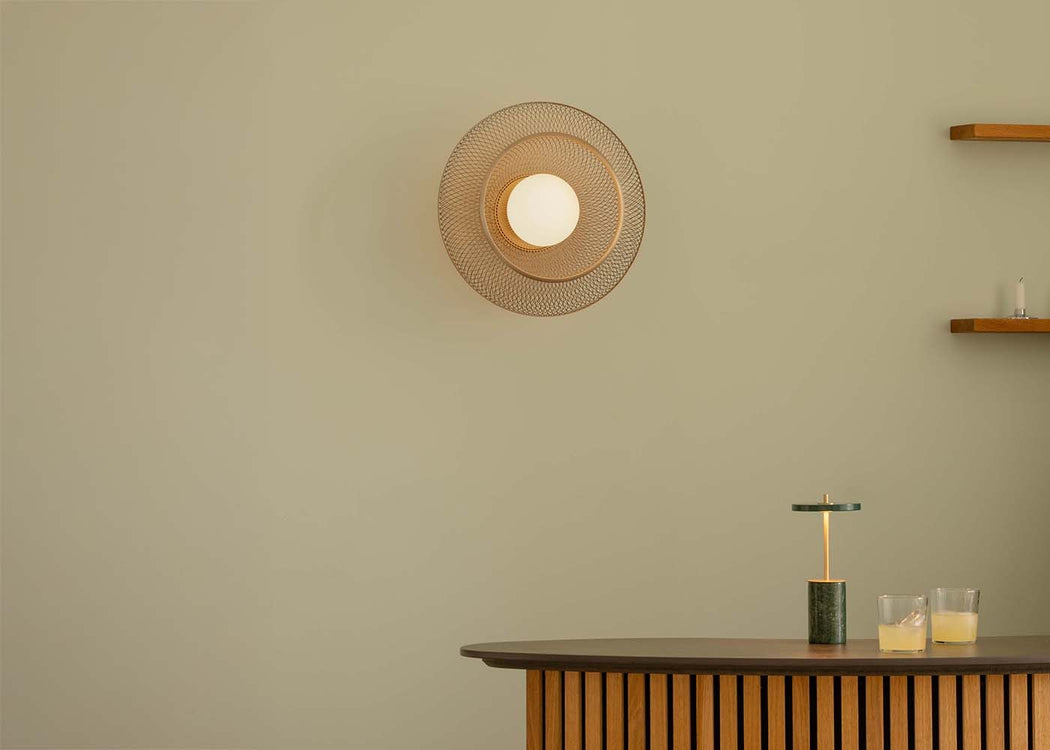 Faraday Up Wall/Ceiling Light Brass