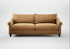 Devon 4 Seater Sofa Wool Velvet Camel / Black