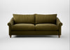 Devon 4 Seater Sofa Wool Velvet Olive / Natural