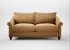 Devon 3 Seater Sofa Wool Velvet Camel / Walnut Stained