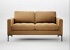 Eton 2 Seater Sofa Wool Velvet Camel / Black