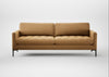 Eton 4 Seater Sofa Wool Velvet Camel / Black
