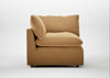 Astrid Corner Unit Wool Velvet Camel / Natural Beech