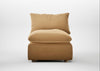 Astrid Single Unit Wool Velvet Camel / Natural Beech