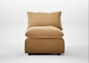Astrid Single Unit Wool Velvet Camel / Walnut Stained Beech