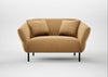 Alto Loveseat Wool Velvet Camel
