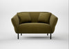 Alto Loveseat Wool Velvet Olive