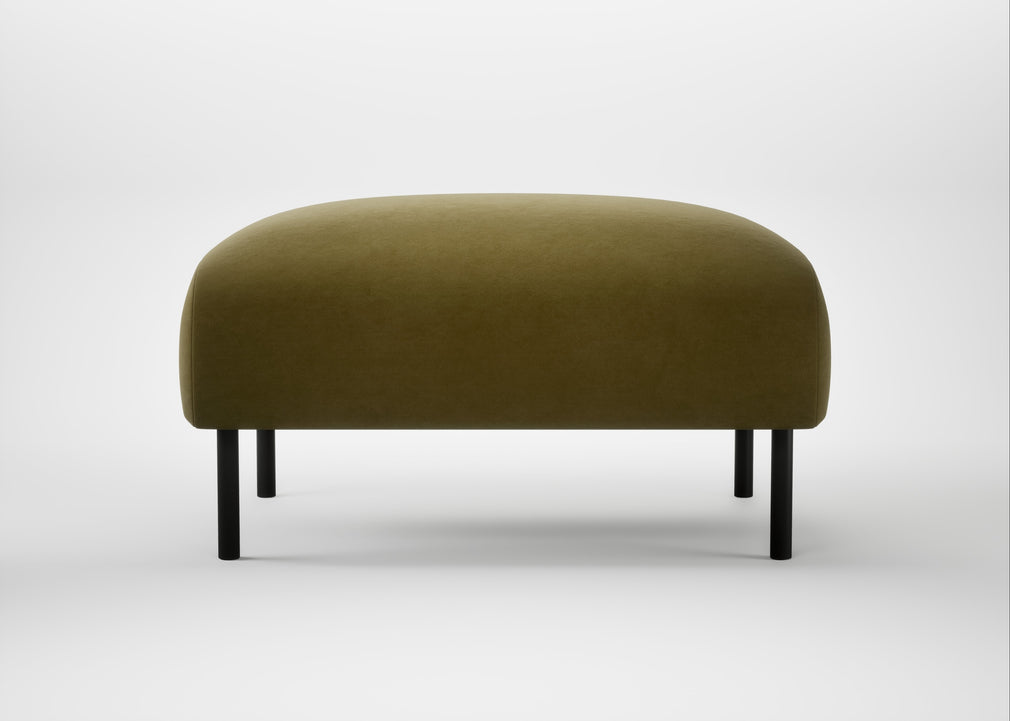 Alto Ottoman Wool Velvet Olive