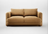 Rafi 2 Seater Sofa Wool Velvet Camel