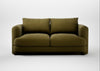 Rafi 2 Seater Sofa Wool Velvet Olive