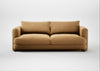 Rafi 3 Seater Sofa Wool Velvet Camel