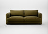Rafi 3 Seater Sofa Wool Velvet Olive