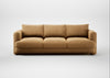 Rafi 4 Seater Sofa Wool Velvet Camel