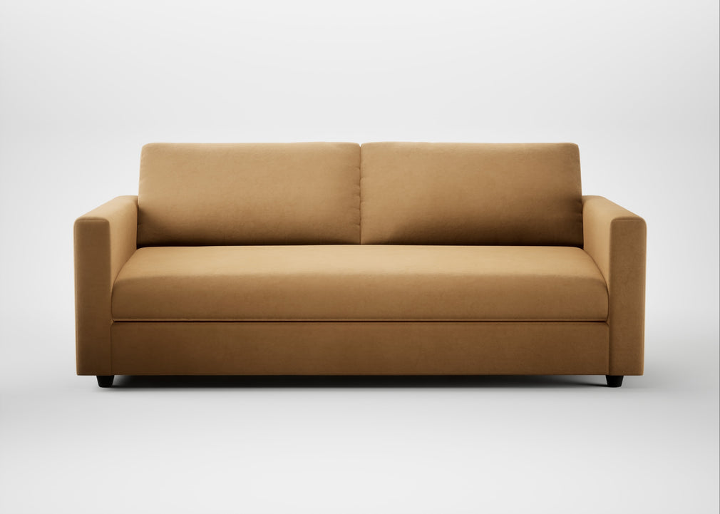 Nimbus II 4 Seater Sofa Wool Velvet Camel