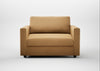 Nimbus II Loveseat Wool Velvet Camel